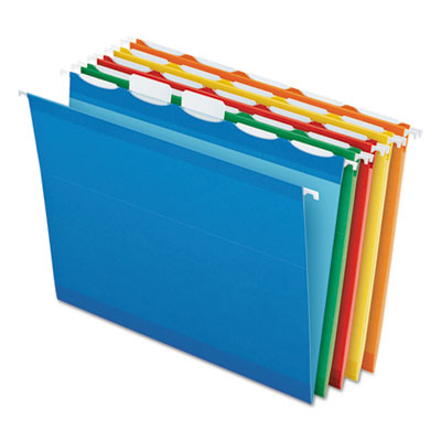 Ready-Tab Colored Hanging Folders | Letter, 25/Bx