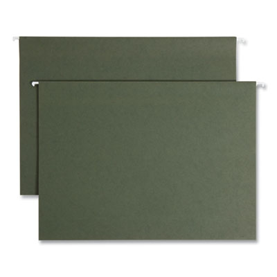 Box Bottom Hanging File Folders | 3", Green, 25