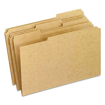 Dark Kraft File Folders | Legal, Brown, 100/Box