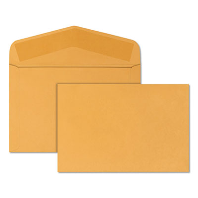 Open-Side Booklet Envelope | #15, Brown Kraft