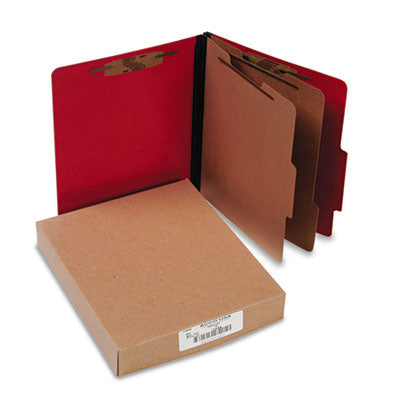 ColorLife PRESSTEX Classification Folders | Red