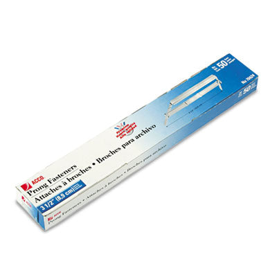 Two-Prong Paper Fastener Sets | 3.5" | 50-Box