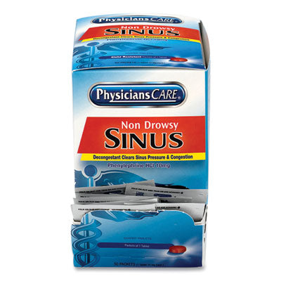 Sinus Decongestant Medication | 50 Packs/Box