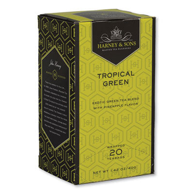 Tropical Green Tea | Harney & Sons 20-Count Box