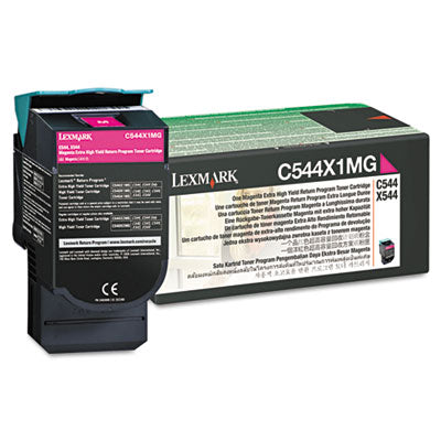 Lexmark C544X1MG High-Yield Toner | Magenta