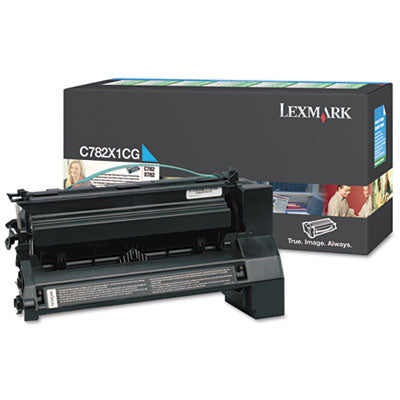 Lexmark C782X1CG High-Yield Toner | Cyan