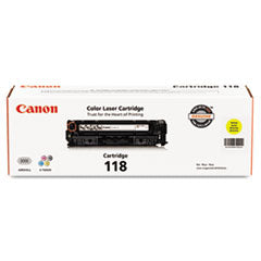 Canon® 2659b001 (118) Toner, 2,900 Page-Yield, Yellow