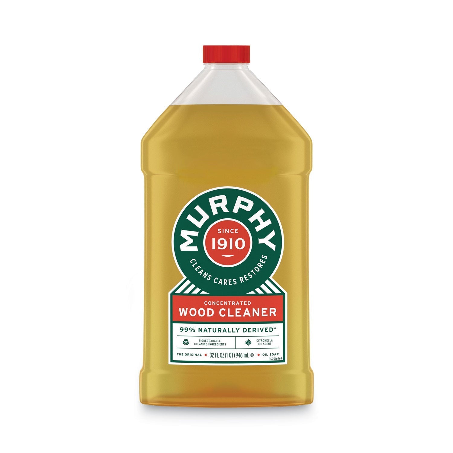 Murphy® Oil Soap Original Wood Cleaner, Liquid, 32 Oz Bottle, 9/carton