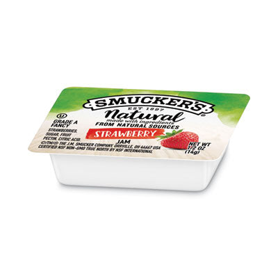 Smuckers Natural Jam | Strawberry, 0.5oz, 200/Ct