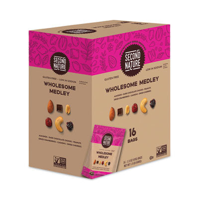 Wholesome Medley Trail Mix | 1.5oz, 16 Bags/Ctn