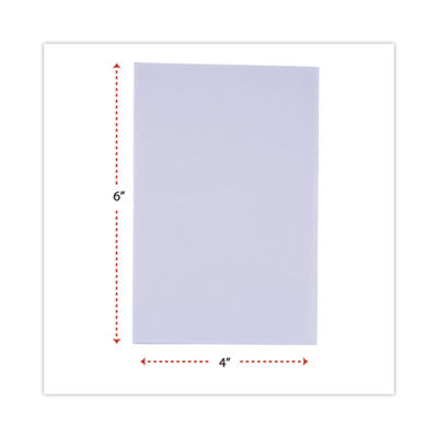 Scratch Pad Value Pack | 4x6, White, 120/Carton