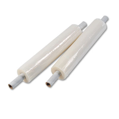 Universal® Stretch Film with Preattached Handles, 20" x 1,000 ft, 20 mic (80-Gauge), Clear, 4/Carton - Bloom Skins