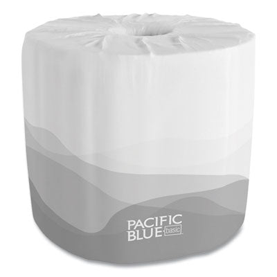 Pacific Blue Basic Bathroom Tissue | 1-Ply, 80 Rl