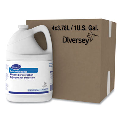 Diversey™ Carpet Extraction Rinse, Floral Scent, 1 Gal Bottle, 4/carton