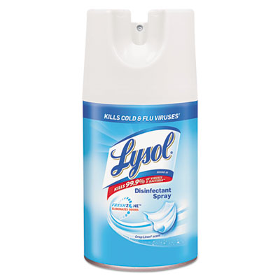 LYSOL® Brand Disinfectant Spray, Crisp Linen, 7 Oz Aerosol Spray, 12/carton