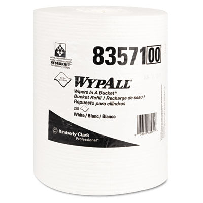 Wipers in a Bucket Refills | White, 3 Rolls/CT