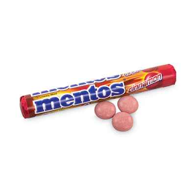 Mentos® Cinnamon Singles Chewy Mints, 1.32 oz, 15 Rolls/Carton