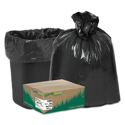 Commercial Recycled Can Liners | 16 gal, Black