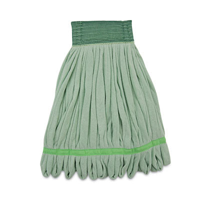 Microfiber Looped-End Wet Mop Heads | Med, Green