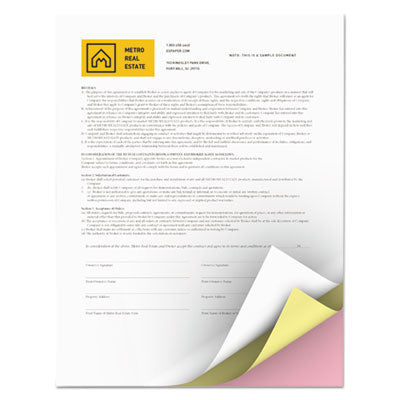 Vitality Multipurpose Carbonless 3-Part Paper