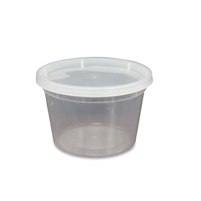 Plastic Deli Containers | 16 oz Clear | 240-Count