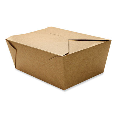 Reclosable Kraft Take-Out Box | 110 oz | 160-Ct