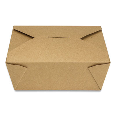 Reclosable Kraft Take-Out Box | 48 oz | 300-Ct