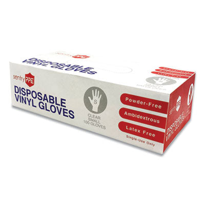 Single Use Vinyl Gloves | Clear Small | 1000-Ct