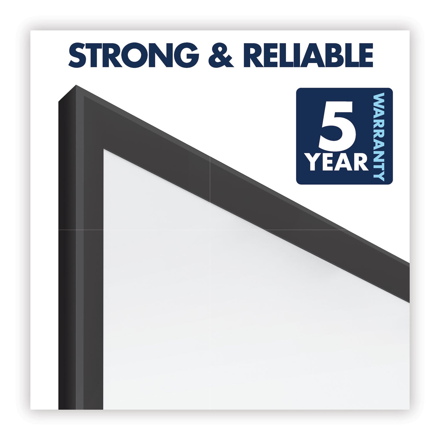 Quartet® Classic Series Nano-Clean Dry Erase Board, 48" x 36", White Surface, Black Aluminum Frame