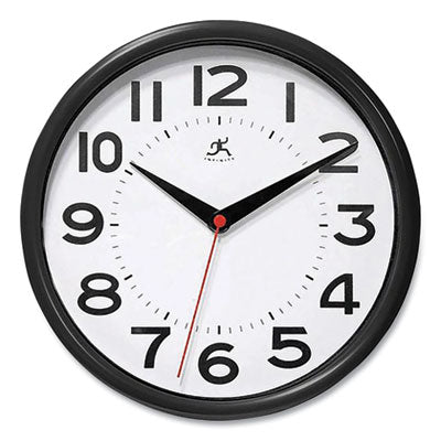 Metro Wall Clock | 9" Black Case