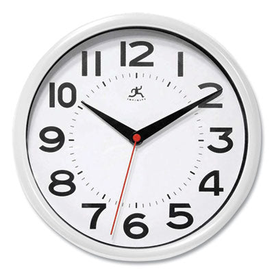 Metro Wall Clock | 9" White Case