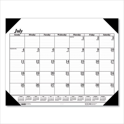 Academic Desk Pad Calendar | 22x17, 2024-2025