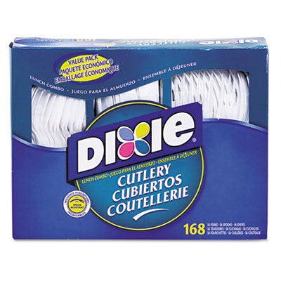 Dixie Combo Pack | Tray with White Utensils