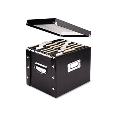 Snap-N-Store File Box | Letter Size, Black
