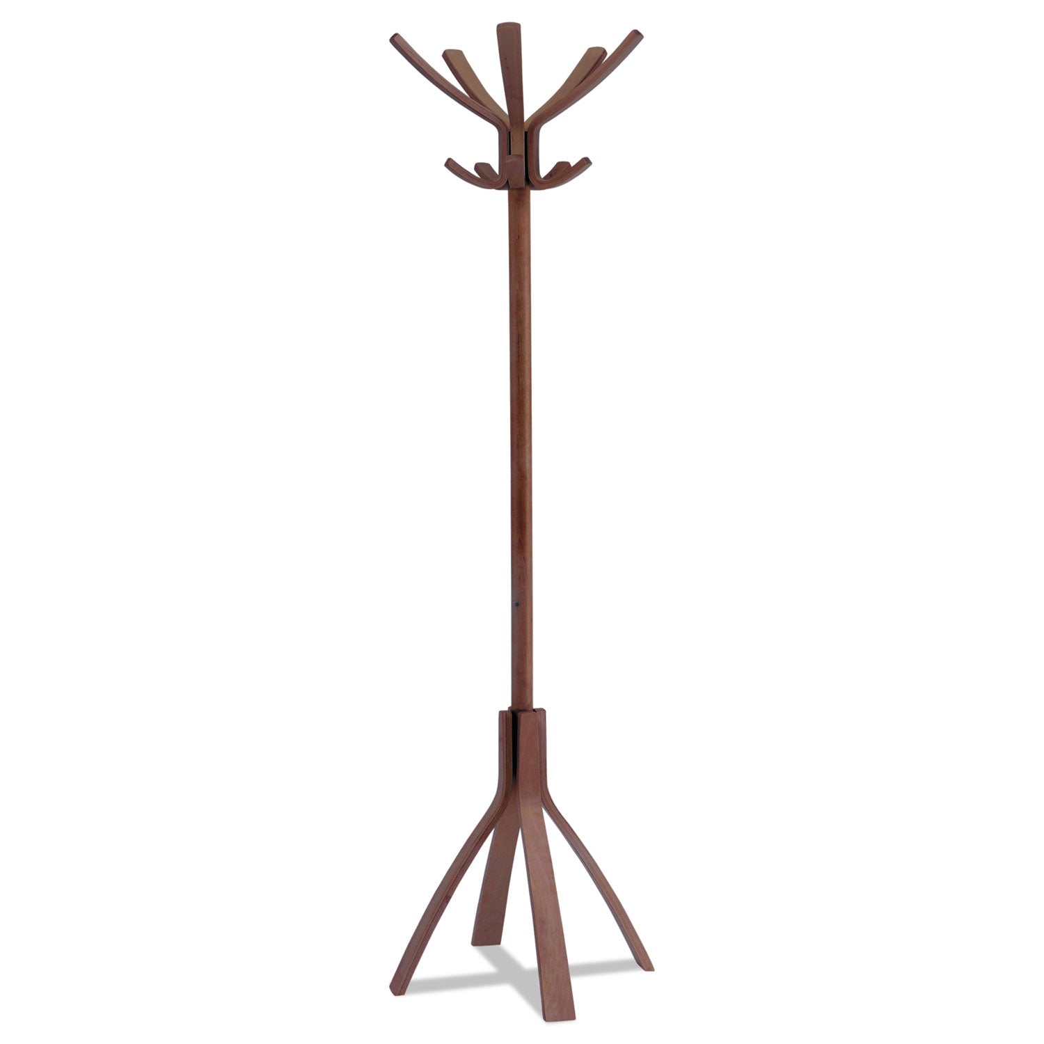 Alba Cafe Wood Coat Stand | 10 Peg, Espresso