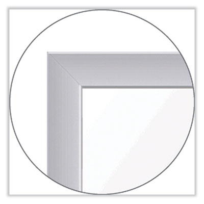 Ghent Time Out Magnetic Whiteboard, Patient/Staff Time Management Chart, 36" x 24", White/Gray Surface, Satin Aluminum Frame