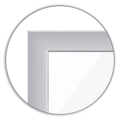 Ghent OR Schedule Magnetic Whiteboard, Operating Room Scheduling Chart, 72.5" x 48.5", White/Gray Surface, Satin Aluminum Frame