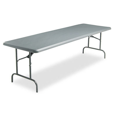 Industrial Folding Table | 96"x30" Charcoal