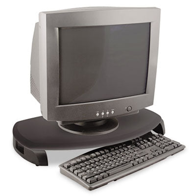 Kantek Crt/lcd Stand With Keyboard Storage, 23" X 13.25" X 3", Black, Supports 80 Lbs