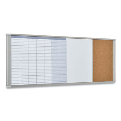 Magnetic Calendar Combo Board | 48x18, Monthly