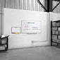TRU RED™ Magnetic Steel Dry Erase Board, 24" x 24", White Surface, Gray/Natural Aluminum Frame