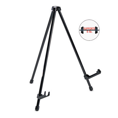 MasterVision Instant Table-Top Easel | Black