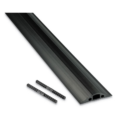 Medium-Duty Floor Cable Cover | 30 Ft, Black