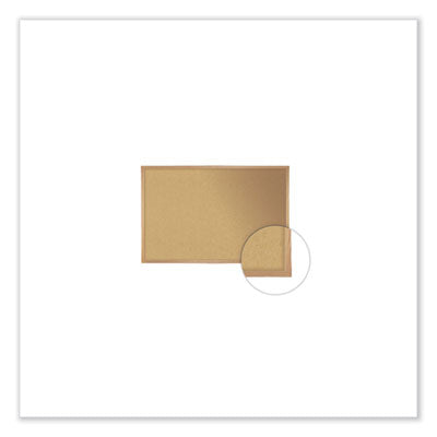 Ghent Natural Cork Bulletin Board with Wood Frame, 120.5" x 48.5", Tan Surface, Oak Finished Wood Frame - Bloom Skins