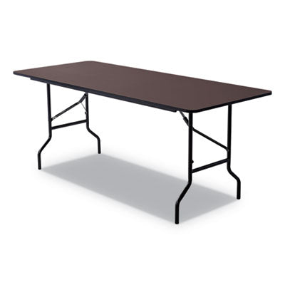 Classic Wood Folding Table | 72"x30", Walnut