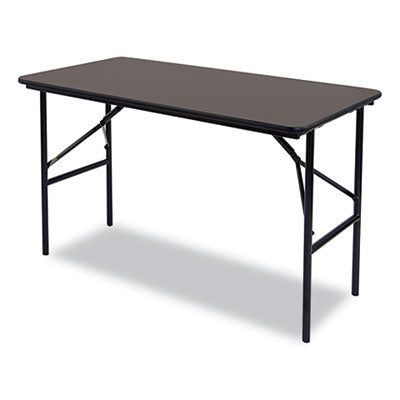 Classic Wood Folding Table | 48"x24", Walnut
