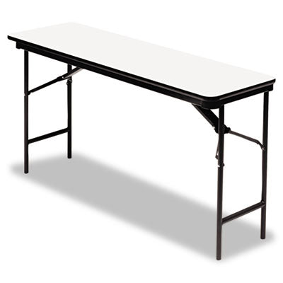 Commercial Folding Table | 72"x18" Gray Top