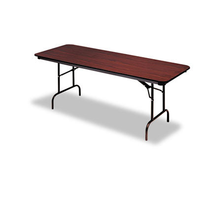 Commercial Folding Table | 96"x30", Mahogany