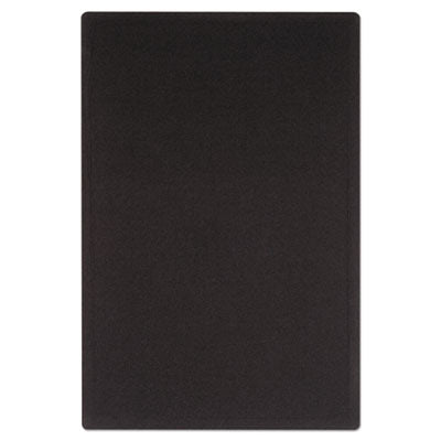 Quartet Oval Office Fabric Board | 48x36, Black