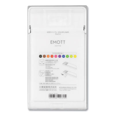 uniball Emott Porous Point Pen | Fine 10/Pack